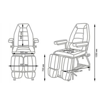 Кресло для тату СП Оптима фото 4